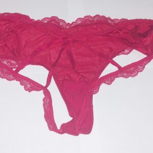 BRAGUITAS ROJAS DE ENCAJES