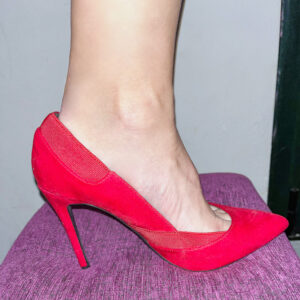 Zapatos rojos tacón alto
