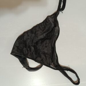 Tanga de encaje transparente 🔥